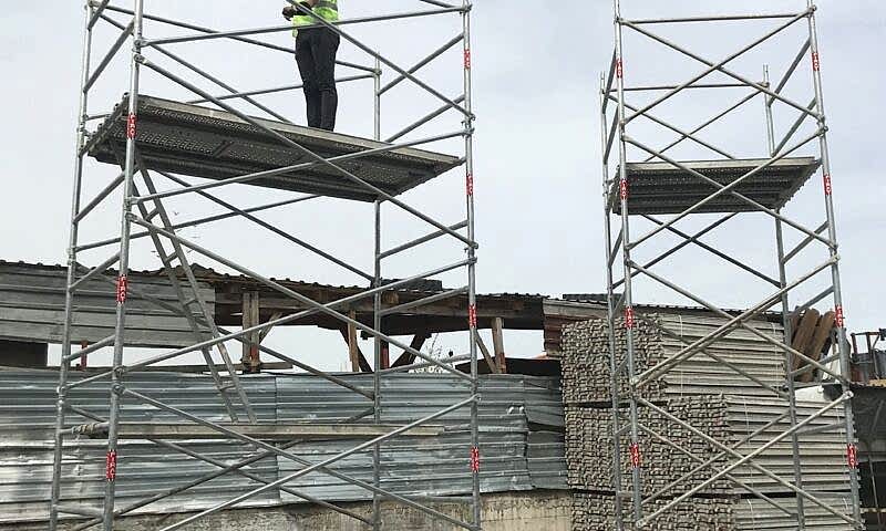 tekerlekli mobil iskele